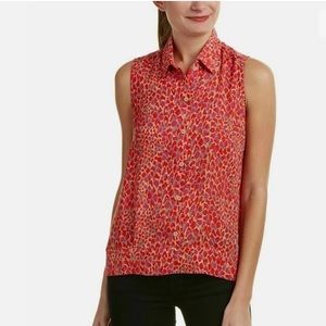 CAbi Heartbreaker Sleeveless Blouse - M